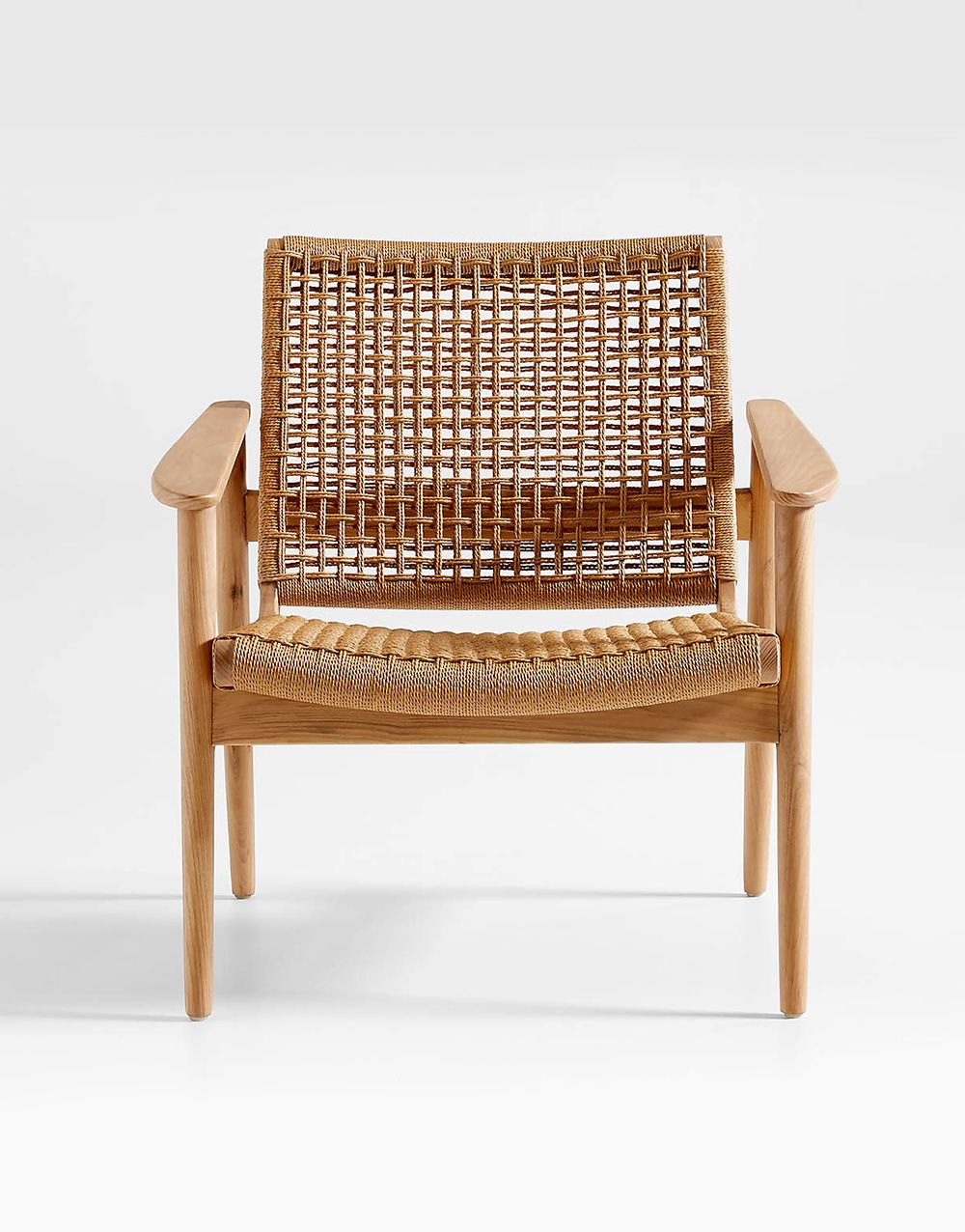Teak Garden Chair With Armrests - Görsel 3